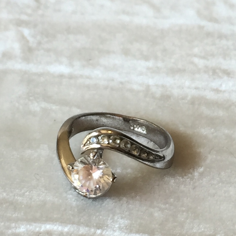 White Gold Plated Ring